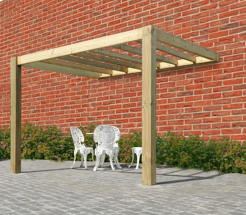 Timber frame lean - timber, x