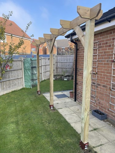 Tanalised wooden timber garden - wooden,