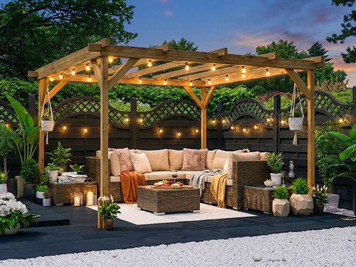 Wooden pergola kit - pergola,