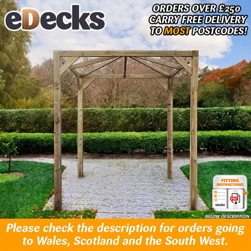 Classico garden pergola - garden,