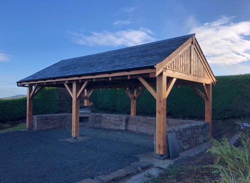 Douglas fir pergola - fir, &
