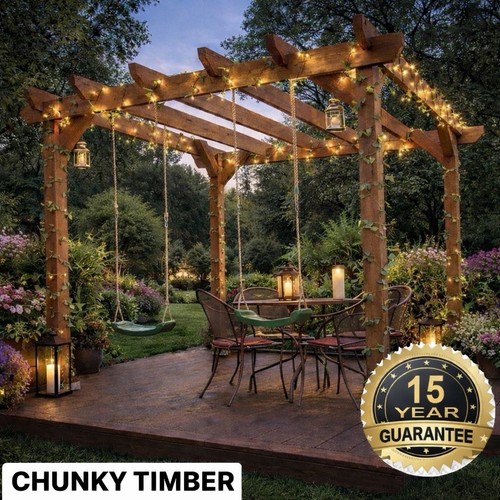 Heavy duty wooden - duty, pergola
