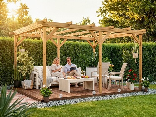 Wooden pergola kit - kit, 4x3m