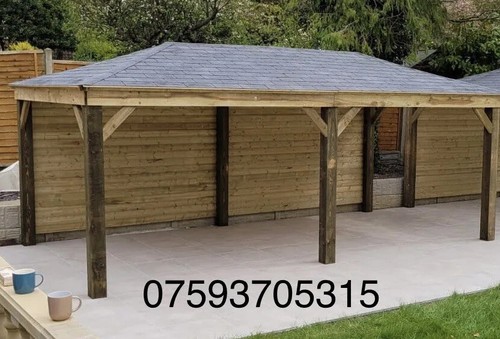Wooden gazebo 2800 - 3m, £2800