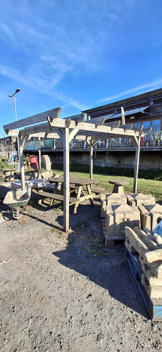 Garden pergola kit 6m - garden, 3.6m