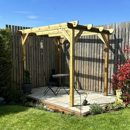 Heavy duty ground pergola - duty,